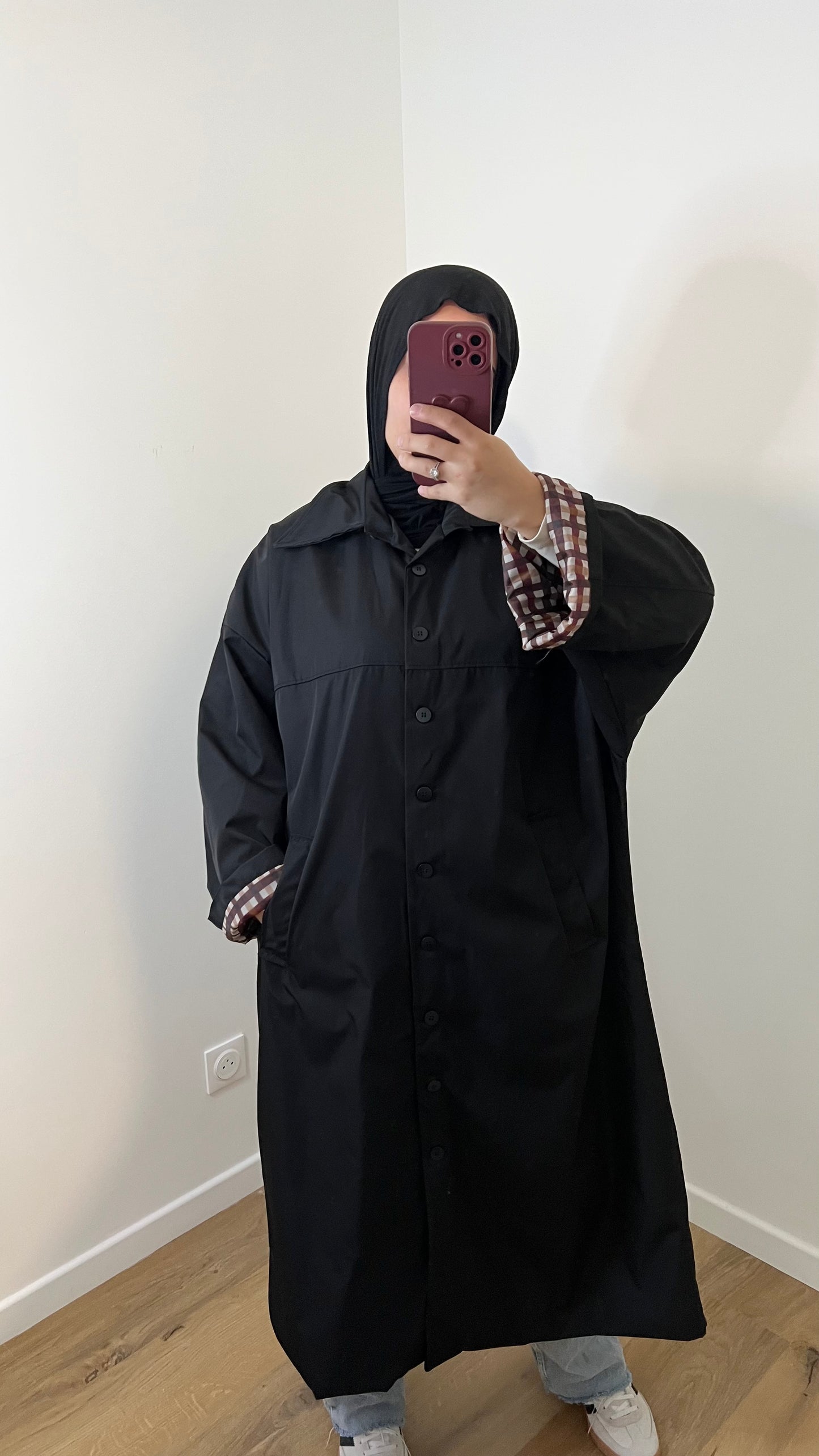 Tranche Oversize | Beige - Noir