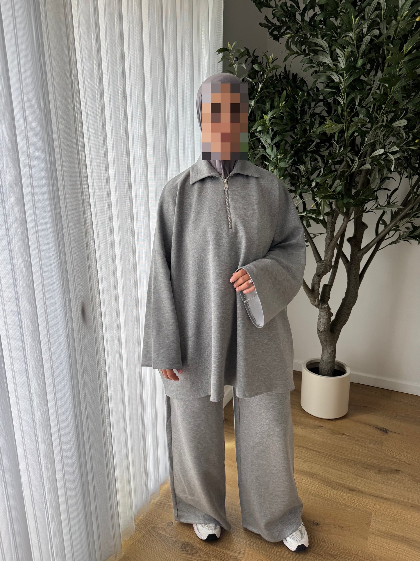 Ensemble Comfy Zip | Gris