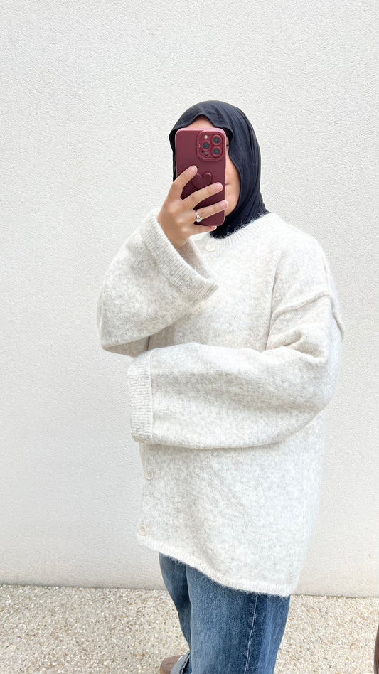 Cardigan Intemporel | Crème