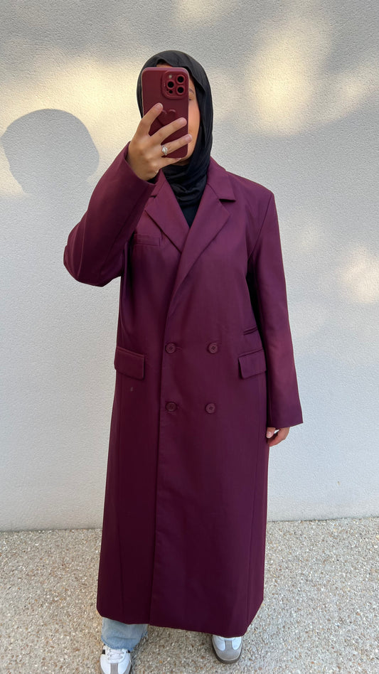 Blazer long Élégance