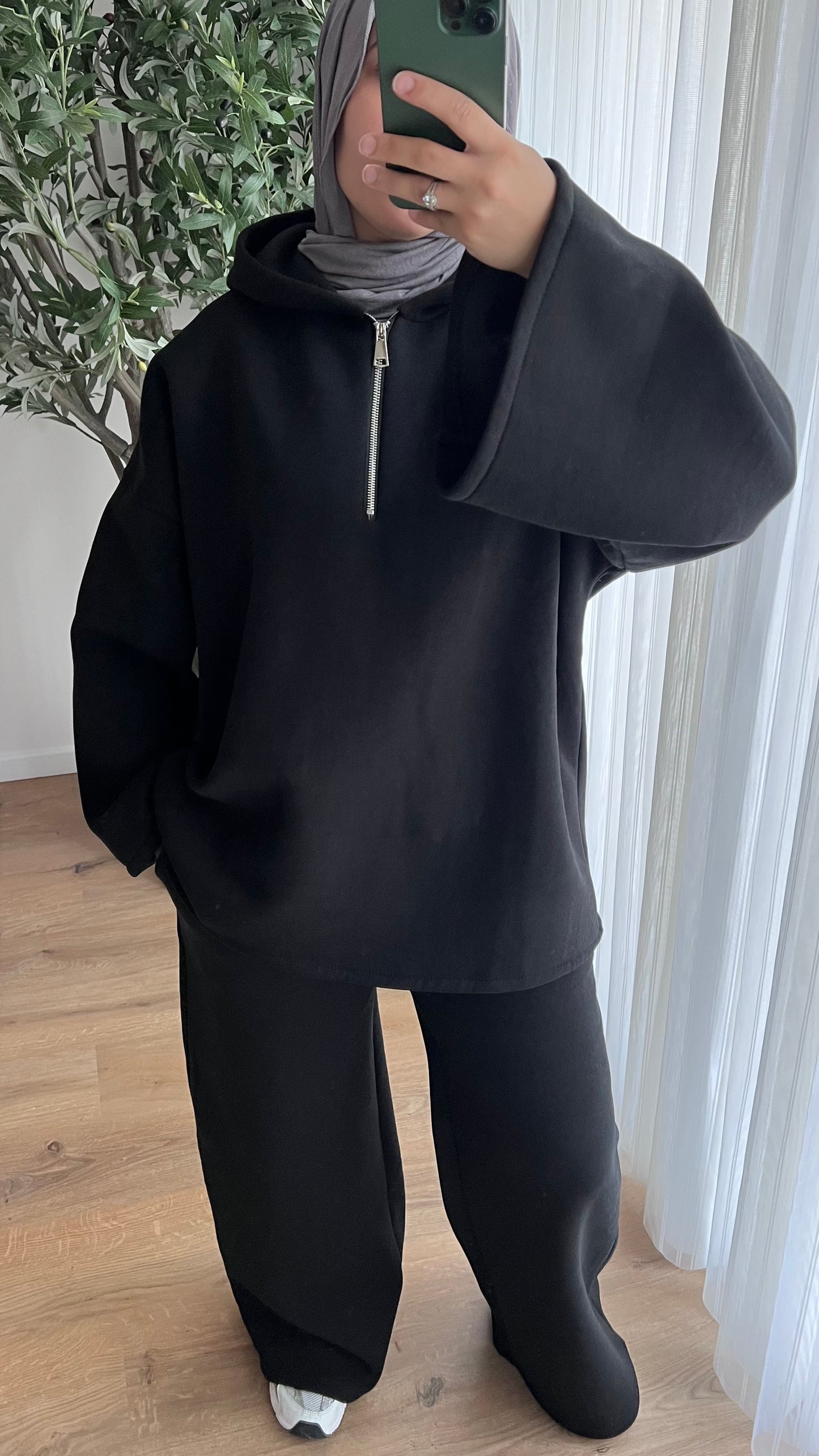 Comfy à capuche | Noir