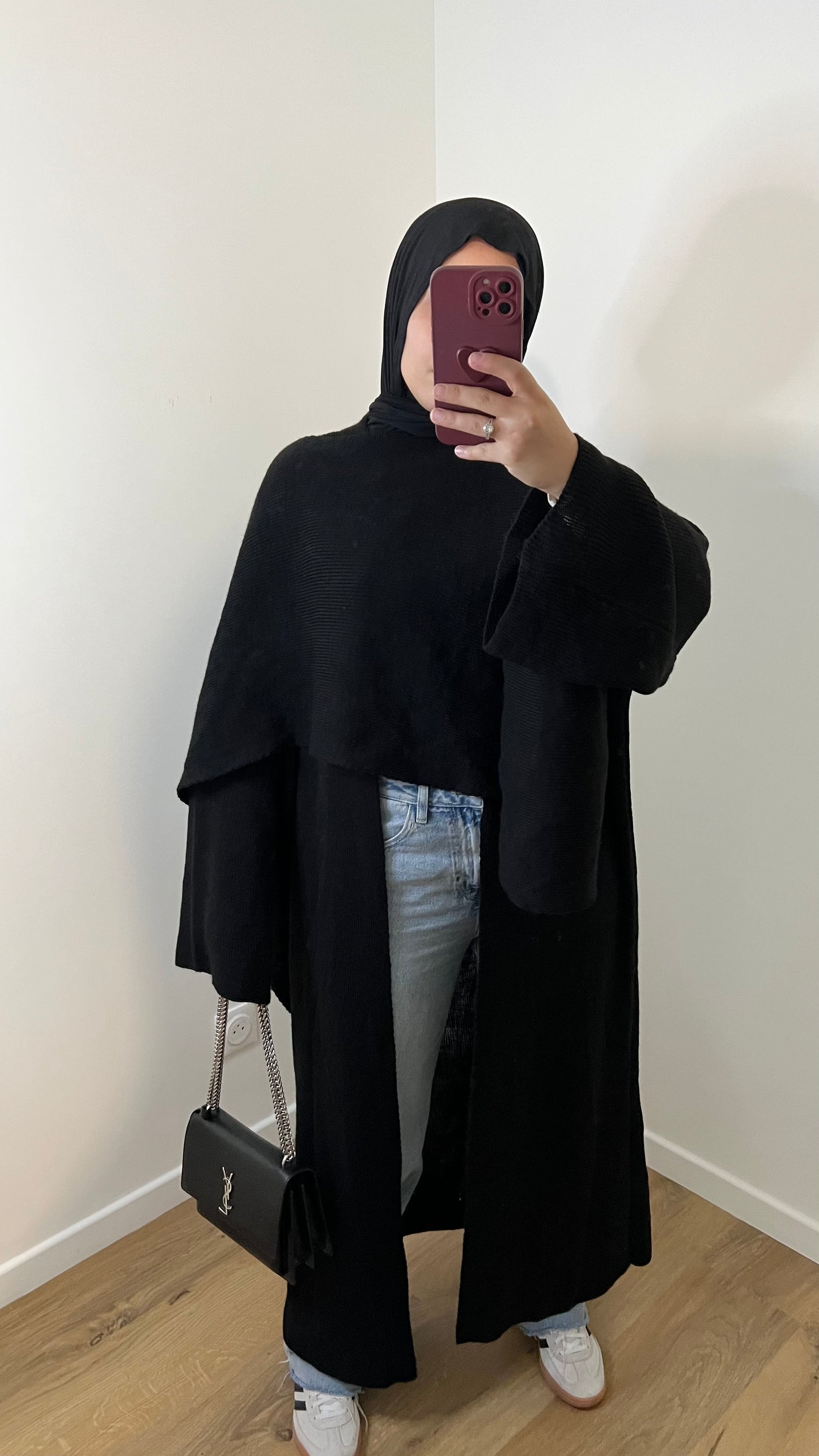 Gilet à Cape | Noir