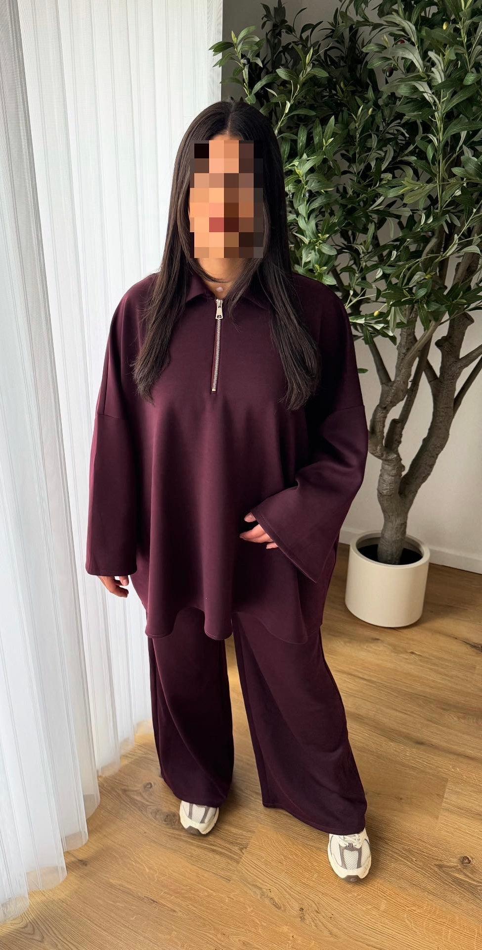Ensemble Comfy Zip | Bordeaux