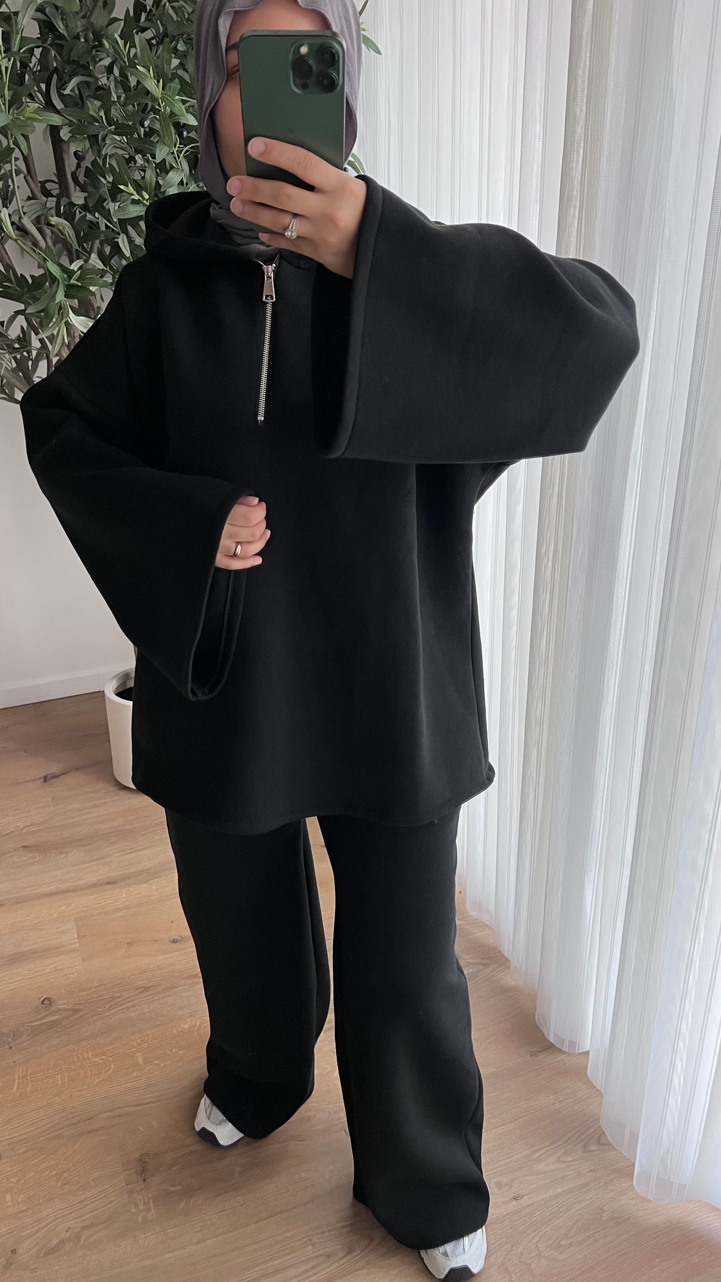 Comfy à capuche | Noir