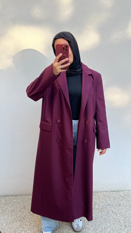 Blazer long Élégance