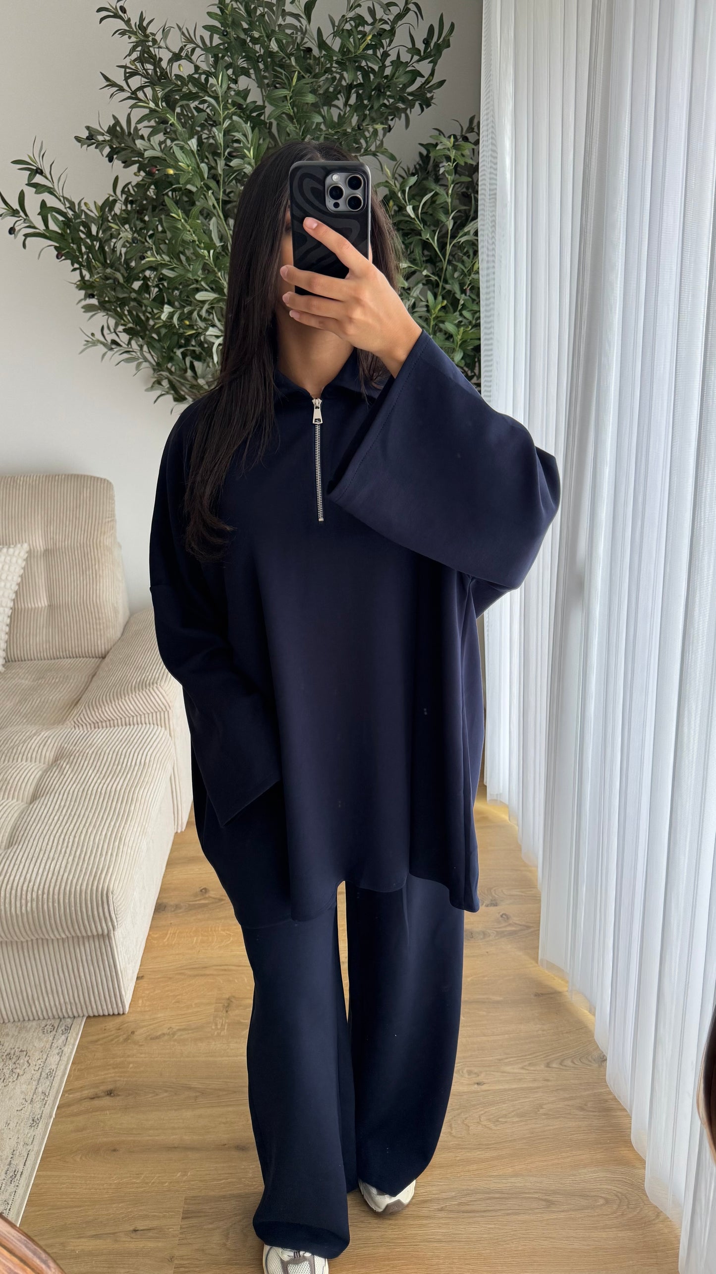 Ensemble Comfy Zip | Bleu marine