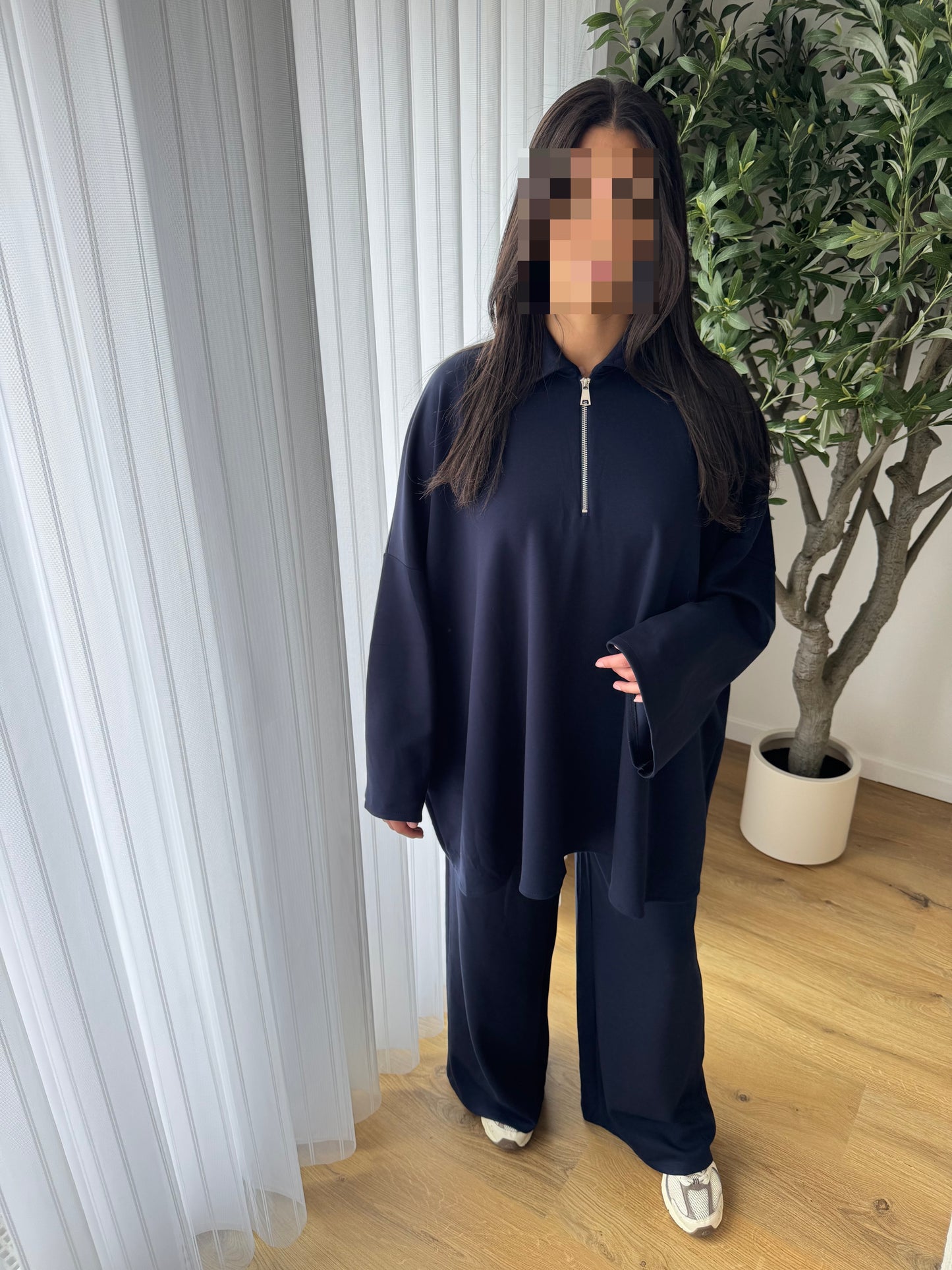 Ensemble Comfy Zip | Bleu marine