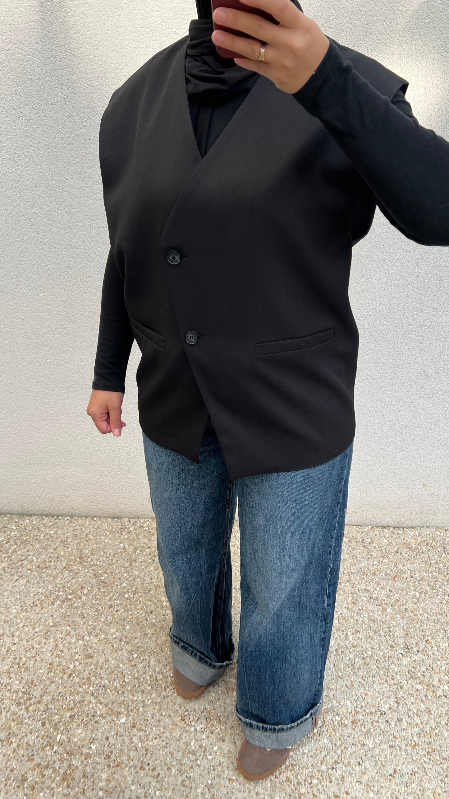 Gilet sans manches | Noir