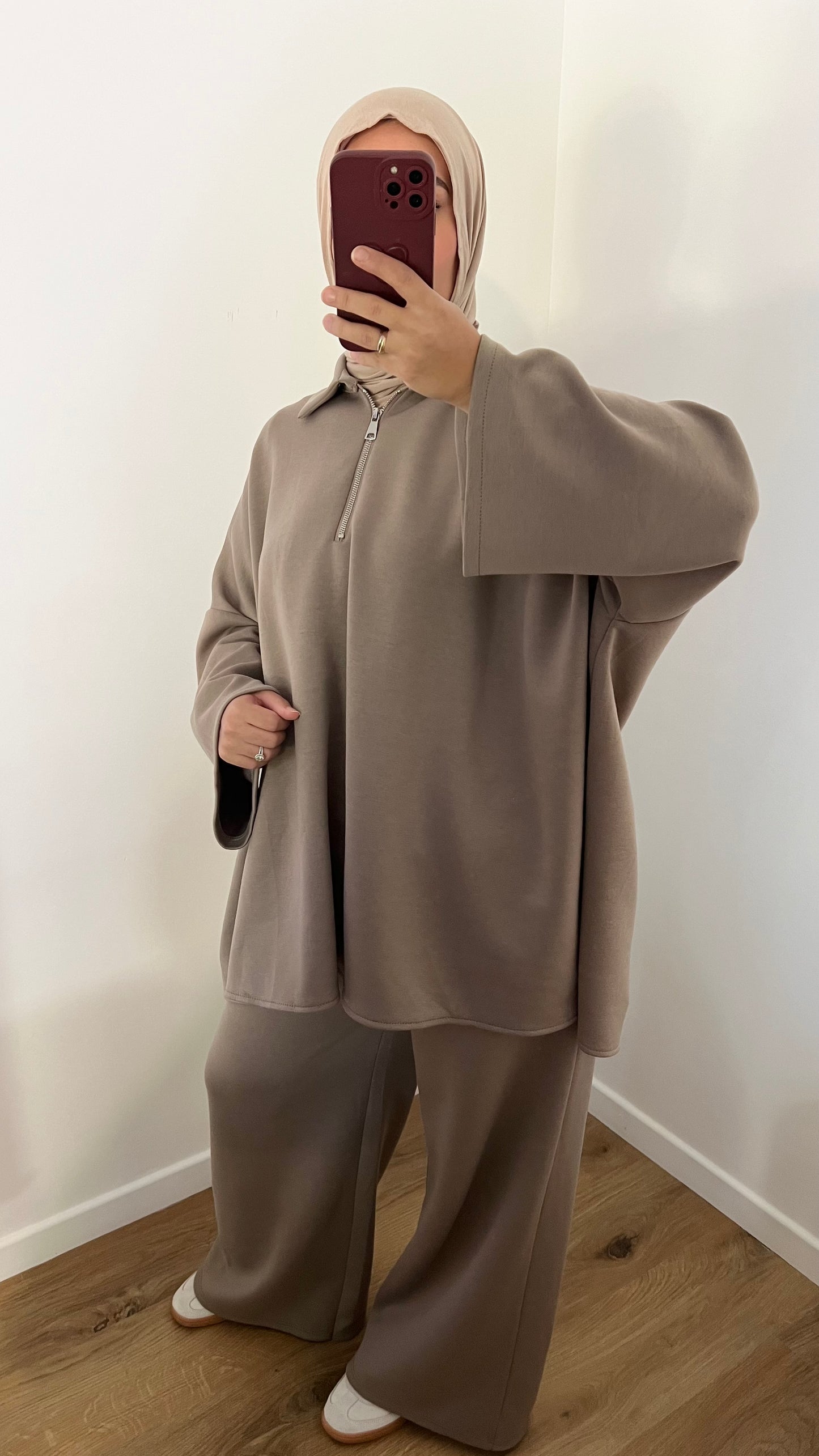 Ensemble Comfy zip | Taupe