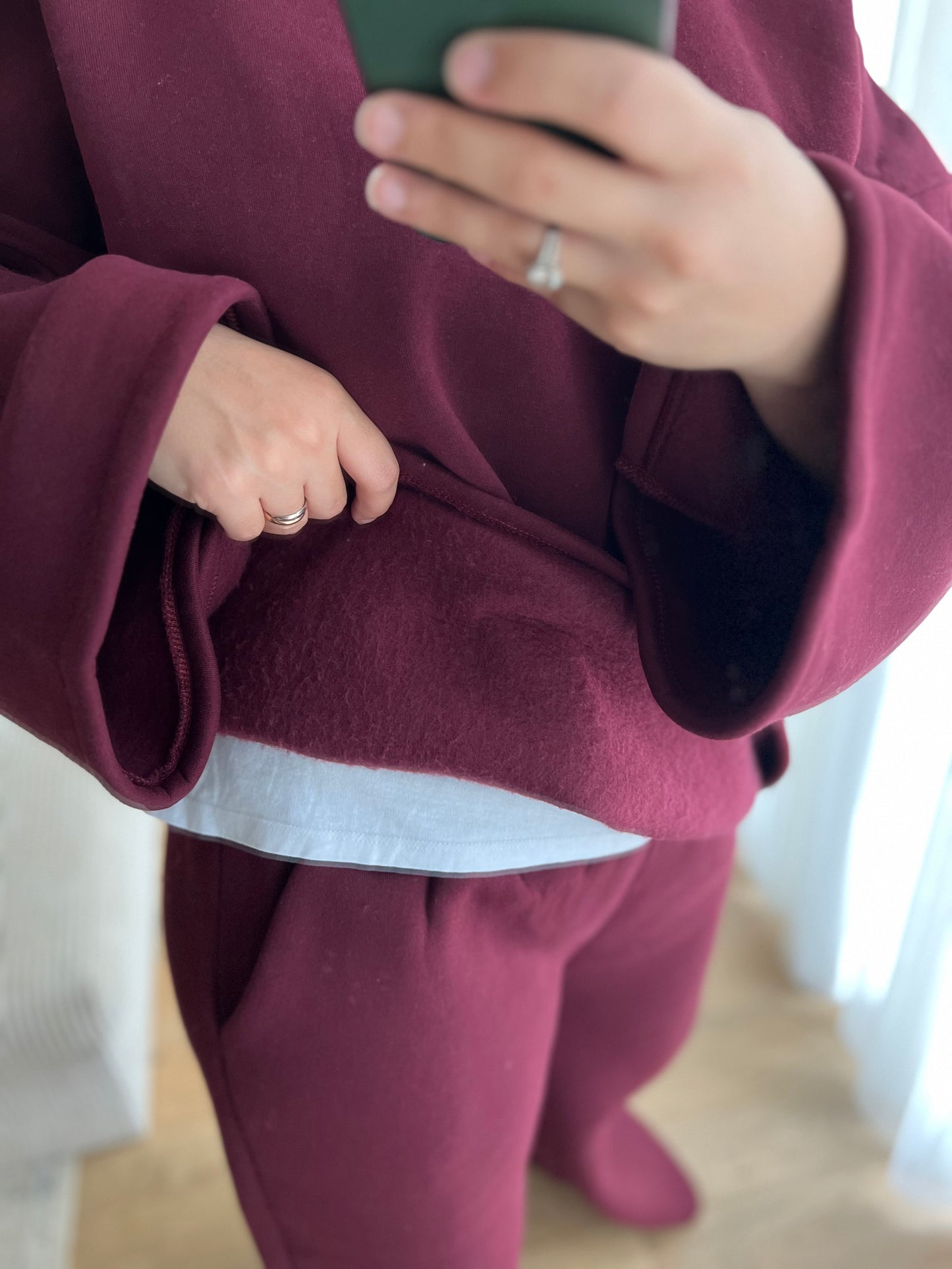 Comfy à capuche | Bordeaux