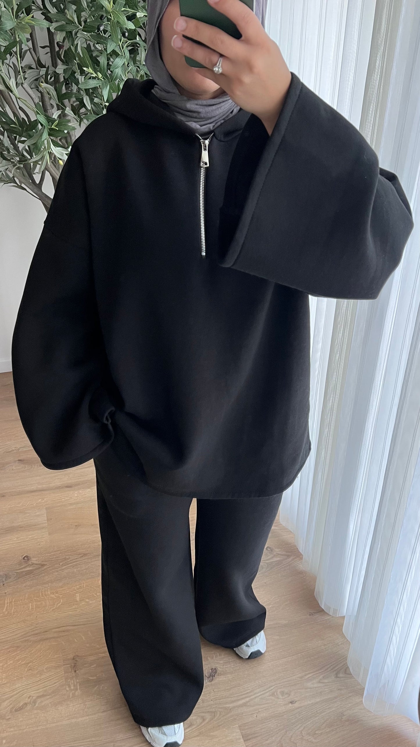 Comfy à capuche | Noir