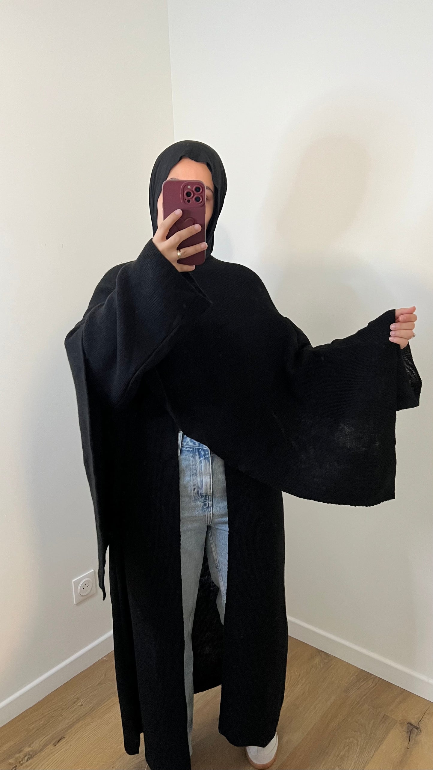 Gilet à Cape | Noir