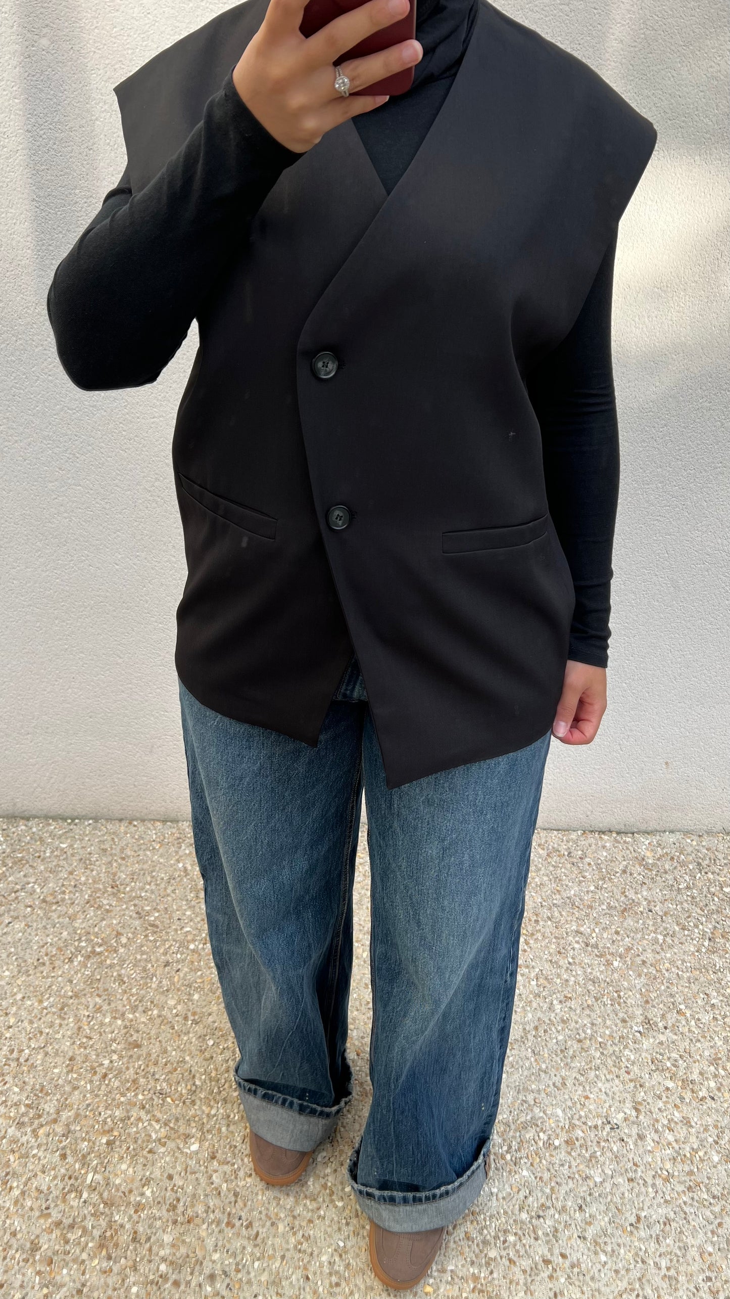 Gilet sans manches | Noir