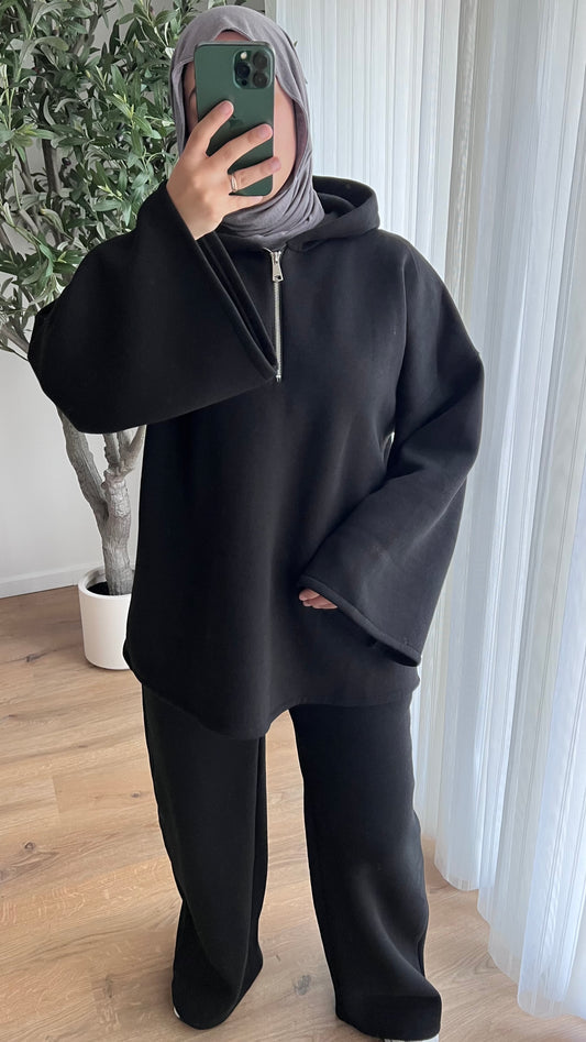 Comfy à capuche | Noir