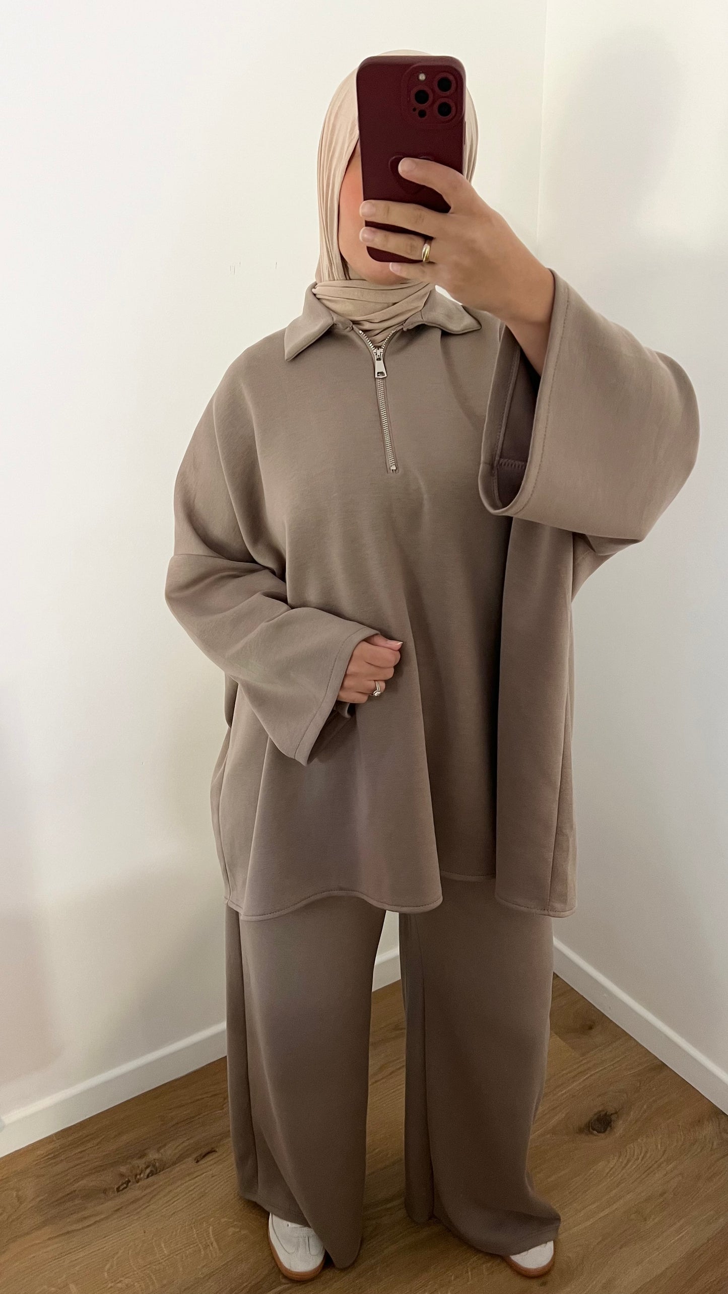 Ensemble Comfy zip | Taupe