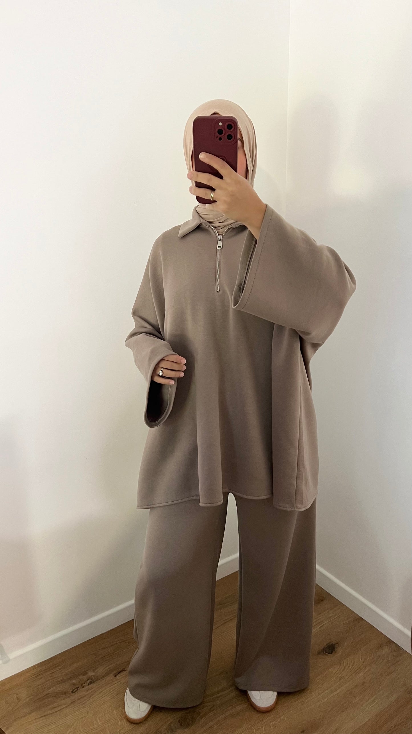 Ensemble Comfy zip | Taupe